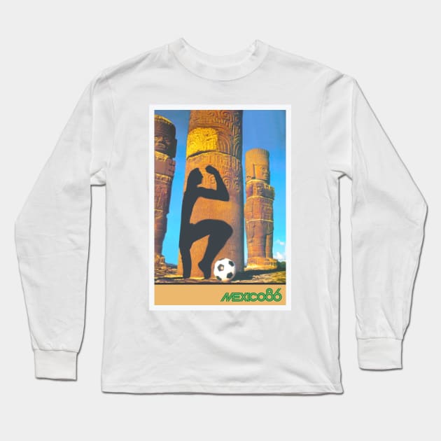 Mexico 86 Long Sleeve T-Shirt by Confusion101